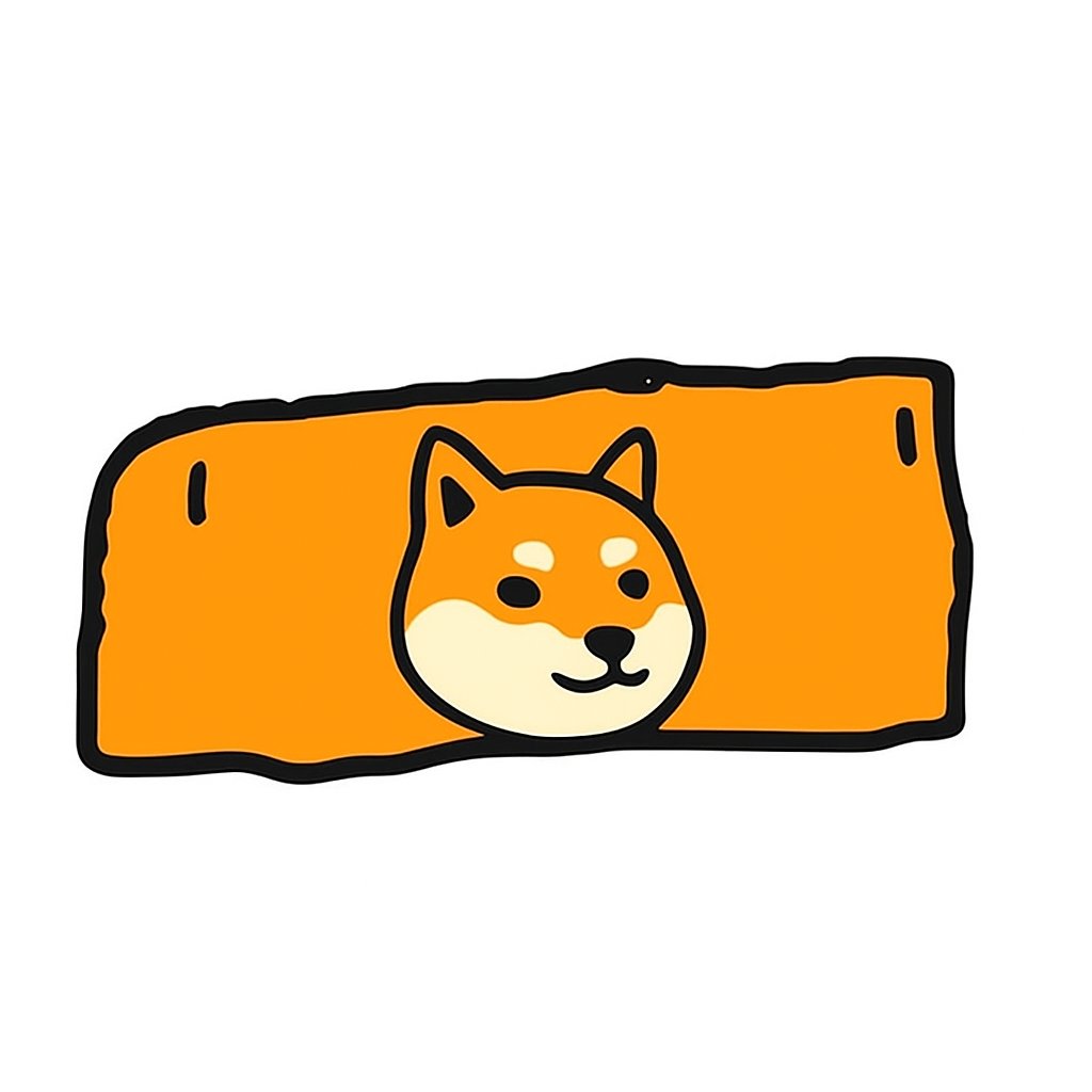 A dollar bill with a Shiba Inu dog face